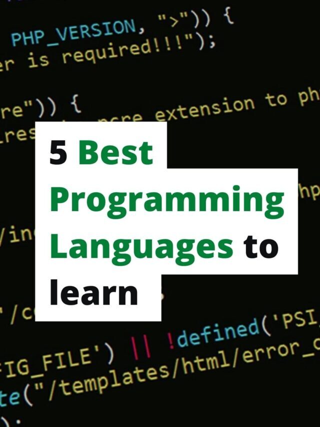 5 Best Programming Language to Learn